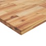 Banco de trabajo rectangular madera maciza 100x60x(73-99,5) cm