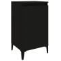 Nachttische 2 Stück schwarzes Sperrholz 40x35x70 cm von vidaXL, Nachttische - Ref: Foro24-819647, Preis: 80,25 €, Rabatt: %