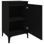 Nachttische 2 Stück schwarzes Sperrholz 40x35x70 cm von vidaXL, Nachttische - Ref: Foro24-819647, Preis: 80,25 €, Rabatt: %