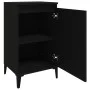 Nightstands 2 pcs black plywood 40x35x70 cm by vidaXL, Nightstands - Ref: Foro24-819647, Price: 79,28 €, Discount: %