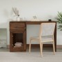 Escritorio cajón madera contrachapada roble marrón 115x50x75 cm de vidaXL, Escritorios - Ref: Foro24-816479, Precio: 106,21 €...