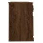 Brown oak plywood drawer desk 115x50x75 cm by vidaXL, Desks - Ref: Foro24-816479, Price: 104,46 €, Discount: %
