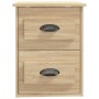 Wall-mounted bedside table in Sonoma oak color, 41.5x36x53 cm by vidaXL, Nightstands - Ref: Foro24-816398, Price: 50,35 €, Di...