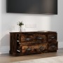 TV-Schrank aus geräuchertem Eichensperrholz, 100 x 35,5 x 45 cm von vidaXL, TV-Möbel - Ref: Foro24-816453, Preis: 93,07 €, Ra...