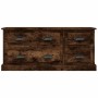 TV-Schrank aus geräuchertem Eichensperrholz, 100 x 35,5 x 45 cm von vidaXL, TV-Möbel - Ref: Foro24-816453, Preis: 93,07 €, Ra...