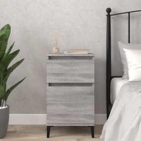 Sonoma gray bedside table 40x35x70 cm by vidaXL, Nightstands - Ref: Foro24-819720, Price: 51,98 €, Discount: %