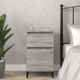 Sonoma gray bedside table 40x35x70 cm by vidaXL, Nightstands - Ref: Foro24-819720, Price: 49,66 €, Discount: %