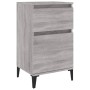 Sonoma grauer Nachttisch 40x35x70 cm von vidaXL, Nachttische - Ref: Foro24-819720, Preis: 51,92 €, Rabatt: %