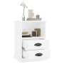 vidaxL Nachttisch glänzend weiß 43x36x60 cm von vidaXL, Nachttische - Ref: Foro24-816332, Preis: 61,14 €, Rabatt: %