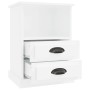 vidaxL Nachttisch glänzend weiß 43x36x60 cm von vidaXL, Nachttische - Ref: Foro24-816332, Preis: 61,14 €, Rabatt: %