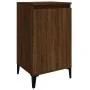 Nachttisch aus braunem Eichensperrholz, 40 x 35 x 70 cm von vidaXL, Nachttische - Ref: Foro24-819658, Preis: 45,45 €, Rabatt: %