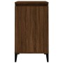 Mesita de noche madera contrachapada roble marrón 40x35x70 cm de vidaXL, Mesitas de noche - Ref: Foro24-819658, Precio: 45,99...