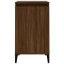 Nachttisch aus braunem Eichensperrholz, 40 x 35 x 70 cm von vidaXL, Nachttische - Ref: Foro24-819658, Preis: 45,45 €, Rabatt: %