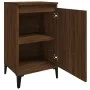 Nachttisch aus braunem Eichensperrholz, 40 x 35 x 70 cm von vidaXL, Nachttische - Ref: Foro24-819658, Preis: 45,45 €, Rabatt: %