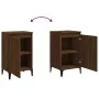 Nachttisch aus braunem Eichensperrholz, 40 x 35 x 70 cm von vidaXL, Nachttische - Ref: Foro24-819658, Preis: 45,45 €, Rabatt: %