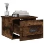 Mesita de noche de pared color roble ahumado 41,5x36x28 cm de vidaXL, Mesitas de noche - Ref: Foro24-816386, Precio: 33,15 €,...