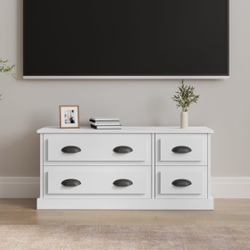Sperrholz TV-Möbel weiß 100x35,5x45 cm von vidaXL, TV-Möbel - Ref: Foro24-816448, Preis: 62,13 €, Rabatt: %