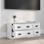 Sperrholz TV-Möbel weiß 100x35,5x45 cm von vidaXL, TV-Möbel - Ref: Foro24-816448, Preis: 61,60 €, Rabatt: %