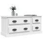 Sperrholz TV-Möbel weiß 100x35,5x45 cm von vidaXL, TV-Möbel - Ref: Foro24-816448, Preis: 61,60 €, Rabatt: %
