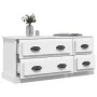 Sperrholz TV-Möbel weiß 100x35,5x45 cm von vidaXL, TV-Möbel - Ref: Foro24-816448, Preis: 61,60 €, Rabatt: %