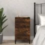 Smoked oak nightstand 40x35x70 cm by vidaXL, Nightstands - Ref: Foro24-819718, Price: 46,57 €, Discount: %