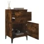 Nachttisch aus geräucherter Eiche, 40 x 35 x 70 cm von vidaXL, Nachttische - Ref: Foro24-819718, Preis: 46,62 €, Rabatt: %