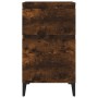 Nachttisch aus geräucherter Eiche, 40 x 35 x 70 cm von vidaXL, Nachttische - Ref: Foro24-819718, Preis: 47,21 €, Rabatt: %