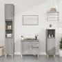 Badezimmerschrank aus grauem Sonoma-Sperrholz, 30 x 30 x 100 cm von vidaXL, Badezimmermöbel - Ref: Foro24-819810, Preis: 54,7...