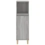 Sonoma gray plywood bathroom cabinet 30x30x100 cm by vidaXL, Bathroom furniture - Ref: Foro24-819810, Price: 54,56 €, Discoun...