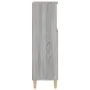 Sonoma gray plywood bathroom cabinet 30x30x100 cm by vidaXL, Bathroom furniture - Ref: Foro24-819810, Price: 54,56 €, Discoun...