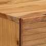 Aparador 3 pcs Marrón 60 x 33 x 75 cm Madera maciza de Acacia
