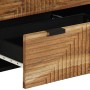 Aparador 3 pcs Marrón 60 x 33 x 75 cm Madera maciza de Acacia