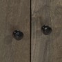 Aparadores 3 uds de madera maciza de mango gris claro