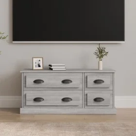 Mueble para TV madera contrachapada gris Sonoma 100x35,5x45 cm de vidaXL, Muebles TV - Ref: Foro24-816454, Precio: 82,56 €, D...
