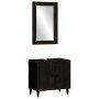 Conjunto de muebles de baño 2 piezas madera maciza de mango en Muebles de baño | Comprar online en Foro24