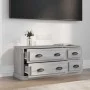 Mueble para TV madera contrachapada gris Sonoma 100x35,5x45 cm de vidaXL, Muebles TV - Ref: Foro24-816454, Precio: 82,56 €, D...