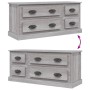 TV-Schrank aus grauem Sonoma-Sperrholz, 100 x 35,5 x 45 cm von vidaXL, TV-Möbel - Ref: Foro24-816454, Preis: 83,61 €, Rabatt: %