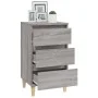 Mesita de noche madera contrachapada gris Sonoma 40x35x70 cm de vidaXL, Mesitas de noche - Ref: Foro24-819666, Precio: 57,22 ...