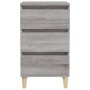 Mesita de noche madera contrachapada gris Sonoma 40x35x70 cm de vidaXL, Mesitas de noche - Ref: Foro24-819666, Precio: 57,97 ...
