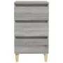 Mesita de noche madera contrachapada gris Sonoma 40x35x70 cm de vidaXL, Mesitas de noche - Ref: Foro24-819666, Precio: 57,22 ...
