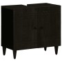 Conjunto de muebles de baño 3 piezas madera maciza de mango