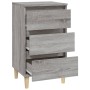 Mesita de noche madera contrachapada gris Sonoma 40x35x70 cm de vidaXL, Mesitas de noche - Ref: Foro24-819666, Precio: 57,97 ...