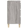 Mesita de noche madera contrachapada gris Sonoma 40x35x70 cm de vidaXL, Mesitas de noche - Ref: Foro24-819666, Precio: 57,97 ...