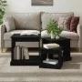 Coffee tables 3 units black engineered wood by vidaXL, Coffee table - Ref: Foro24-816489, Price: 66,99 €, Discount: %