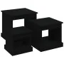 Coffee tables 3 units black engineered wood by vidaXL, Coffee table - Ref: Foro24-816489, Price: 66,99 €, Discount: %