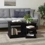 Coffee tables 3 units black engineered wood by vidaXL, Coffee table - Ref: Foro24-816489, Price: 66,99 €, Discount: %