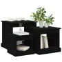 Coffee tables 3 units black engineered wood by vidaXL, Coffee table - Ref: Foro24-816489, Price: 66,99 €, Discount: %