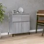 Aparador de madera contrachapada gris Sonoma 60x35x70 cm de vidaXL, Aparadores - Ref: Foro24-819690, Precio: 65,53 €, Descuen...