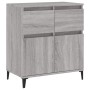 Aparador de madera contrachapada gris Sonoma 60x35x70 cm de vidaXL, Aparadores - Ref: Foro24-819690, Precio: 66,26 €, Descuen...