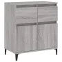 Aparador de madera contrachapada gris Sonoma 60x35x70 cm de vidaXL, Aparadores - Ref: Foro24-819690, Precio: 65,53 €, Descuen...